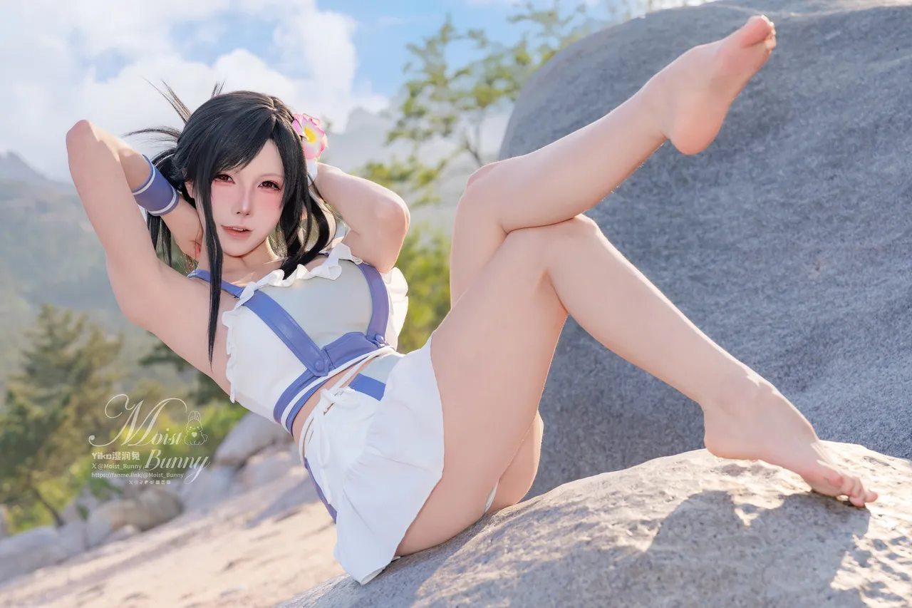 Yiko湿润兔 - 2025泳装限定作 海边假日 蒂法 (最终幻想)-erohere26.webp